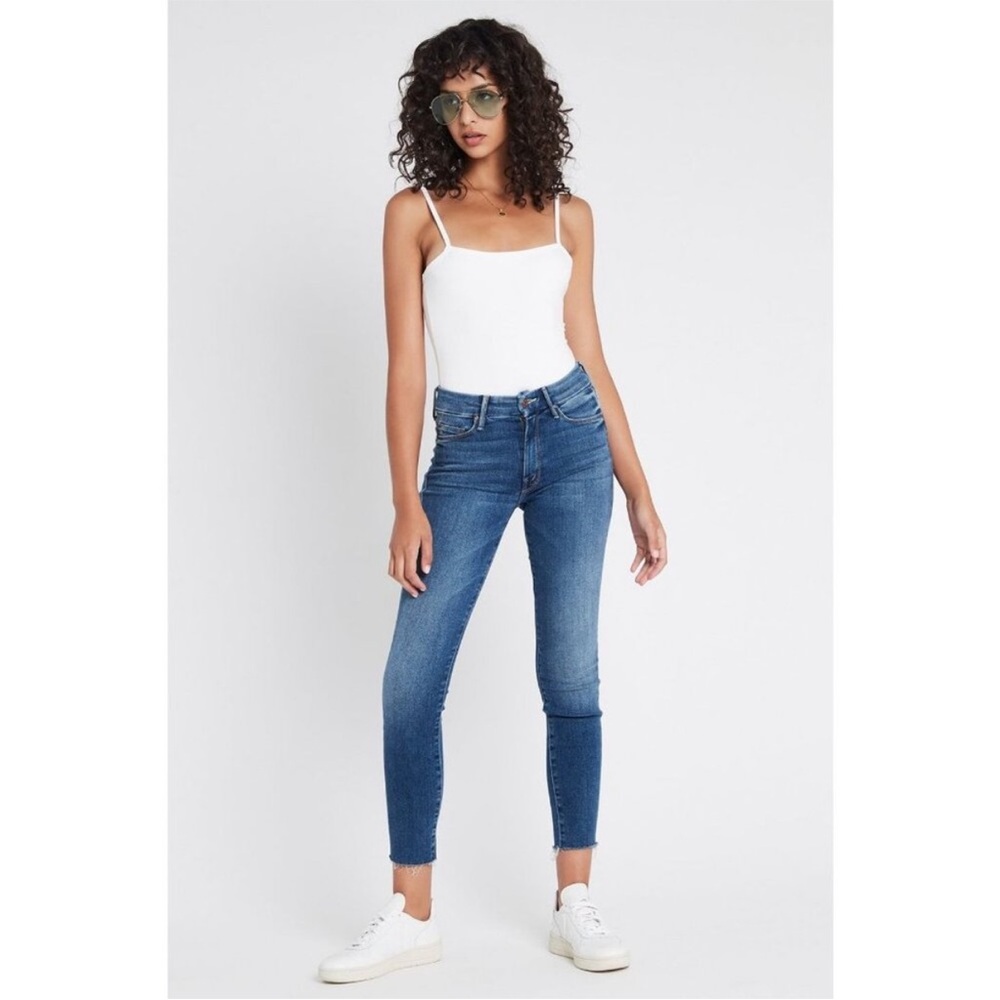 Mother The Looker Ankle Fray Jeans